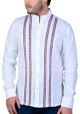 Chinese Collar Shirt. Collar - MAO. 100 % Linen. Details Print. No Pockets. Design Linen Shirt. Back-Orders.