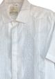 ITATI Fabric (Linen Look) Guayabera Style for Men. Mexican Guayabera. NO Pockets. Short Sleeve. Back-order. 