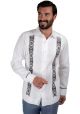 CHOOSE YOUR BAND. Trending Guayabera. Embroidery Guayabera Slim Fit. Linen 100 %. Elegant Guayabera for Destination Wedding. Double Eyelet for use Cufflinks. White Color. Back-order.