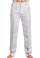 Men's Resort Lounge Casual. Linen & Rayon Look. Gray Color.