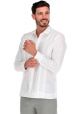 Elegant Wedding Shirt. Perfect Fit. High Quality. Premium Linen. Double Eyelet for use Cufflinks. Back-order.
